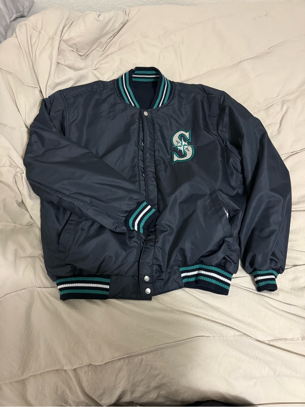 JH Designs Seattle Mariners Reversible Jacket